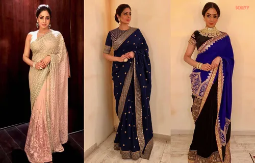 SRIDEVI AND HER LOVE FOR SAREES