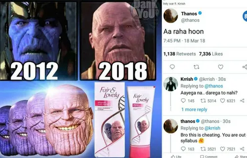 CHECK OUT ‘AVENGERS : INFINITY WAR’ FUNNY MEME SERIES