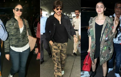 FROM SHAH RUKH KHAN TO DEEPIKA PADUKONE- BOLLYWOOD TROOP WITH CARGO PRINTS ON!