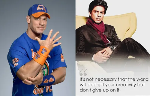 CHECK OUT HOW WWE SUPERSTAR JOHN CENA BECAME A FAN OF SHAH RUKH KHAN'S PERSPECTIVE ON LIFE
