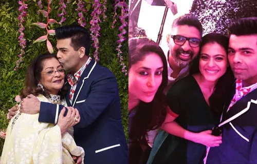 CHECK OUT THE INSIDE PICTURES OF KARAN JOHAR'S 75TH BIRTHDAY BASH FOR HIS MOTHER HIROO