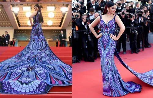 AISHWARYA RAI'S BUTTERFLY DRESS AT CANNES TOOK 3,000 HOURS TO MAKE