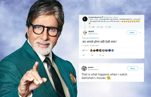 TWITTER REACTS TO AMITABH BACHCHAN GETTING CONFUSED BY 'INFINITY WAR' PLOT