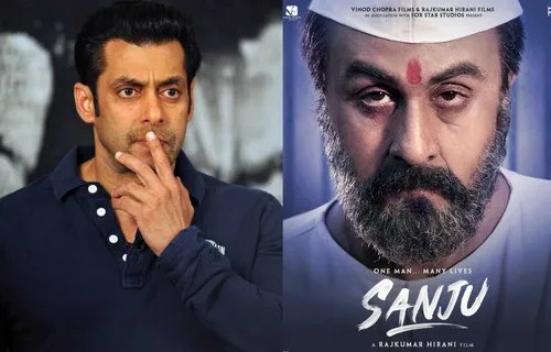 SALMAN KHAN'S REACTION ON RANBIR KAPOOR PLAYING SANJAY DUTT IN SANJU