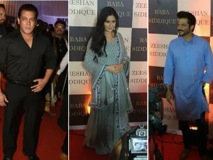 Salman Khan, Anil Kapoor, Katrina Kaif Add Their Share Of Glamour To Baba Siddique's Iftar Party.