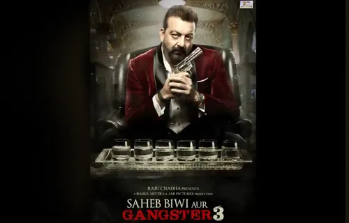 Sanjay Dutt is back in action, 'Saheb Biwi Aur Gangster 3' motion poster out