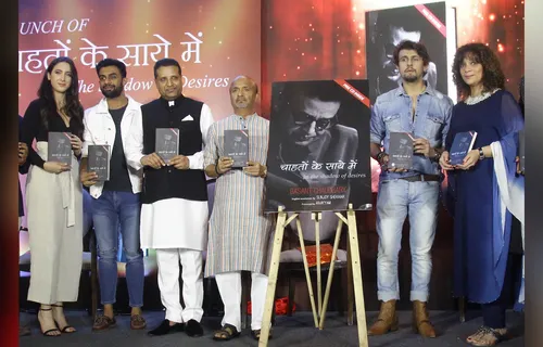 Music Maestro Sonu Nigam launches the book of Literarian Basant Chaudhary