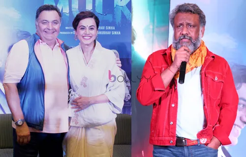 Rishi Kapoor, Taapsee Pannu, Anubhav Sinha along with star cast reached Delhi for the promotions of MULK