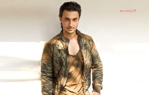 "No politics, just acting for now," says Aayush Sharma