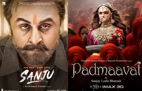 Sanju and Padmaavat lead the nominations at the Indian Film Festival of Melbourne Awards 2018 !!