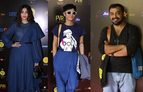 Sonam Kapoor and Anurag Kashyap at Jio MAMI with star, Word to Screen Market 2018