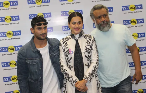 TAAPSEE PANNU, PRATEIK BABBAR, ANUBHAV SINHA VISIT 92.7 BIG FM AHEAD OF THE RELEASE OF THEIR FILM ‘MULK’