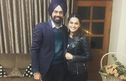 Taapsee headed home to surprise dad for his retirement between a packed schedule