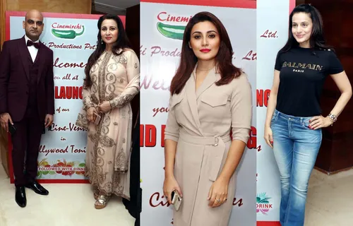 Poonam Dhillon, Amisha Patel and Rimi Sen launch Two films with Cinemirchi Productions