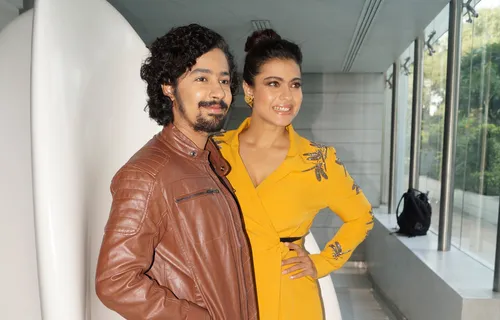 Helicopter Eela promotions by Kajol in New Delhi