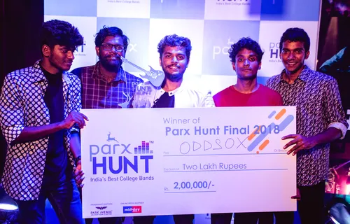 Oddsox emerges as India’s Best College Band at Parx Hunt 2018