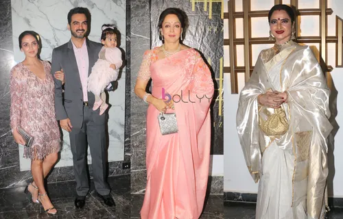 Hema Malini Celebrated Her 70th Birthday with her Family and Other Celebs in Mumbai