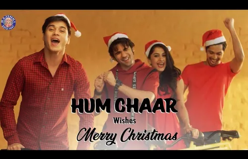 Hum Chaar Star Cast With Their Cuteness Spread Christmas Festive Cheer With This New Video !