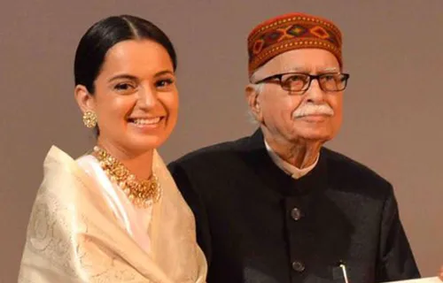 Mr L .K. Advani Complimented Kangana Ranaut For Her Wonderful Direction Of Manikarnika