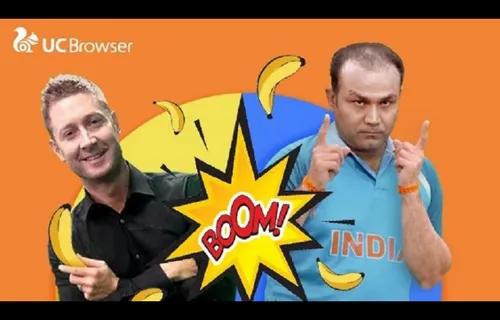 Virender Sehwag And Michael Clarke’s Banana Challenge Goes Viral On UC’s Weshare Channel