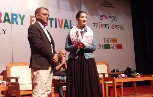 Bollywood Actress Manisha Koirala Attends 3rd Brahmaputra Literary Festival In Assam