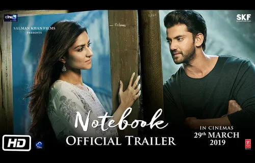 Notebook Starring Pranutan Bahl & Zaheer Iqbal Trailer Out Now