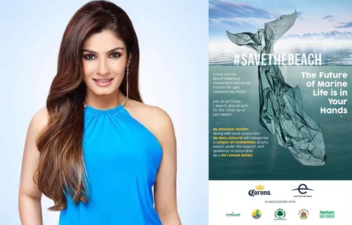 Raveena Tandon To Be Present At An Initiative To Save The Beach Movement