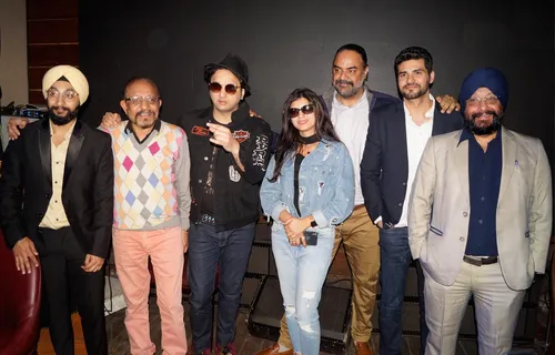 Dj Sumit Sethi And Punjabi Singer Meet Kaur Launched Their Latest Track "Jhanjraan" In National Capital