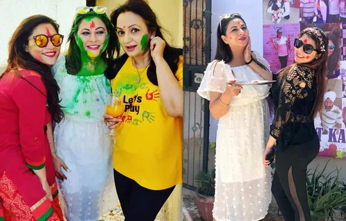 Gurpreet Kaur Chadha Celebrated Holi 2019 With Her Friends & Family  