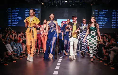 Rakul Preet Singh Walks The Ramp For ACE Designer Narendra Kumar And Leading Luggage Brand Traworld At The Bombay Times Fashion Week 2019