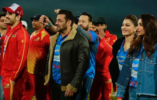 Urvashi Rautela And Salman Khan Are Brand Ambassadors For Mumbai Heroes Celebrity Cricket League
