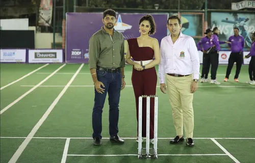 Marathi Actress Smita Gondkar & Cricketer Amit Dani Came To Cheer At Dreamz Premier League