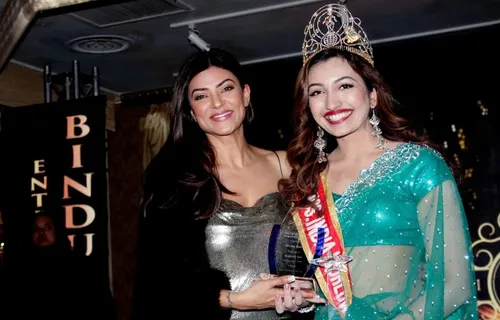 Sushmita Sen Honored Miss India Worldwide Shree Saini With “Women Hero” Award At The South Asian Women Empowerment