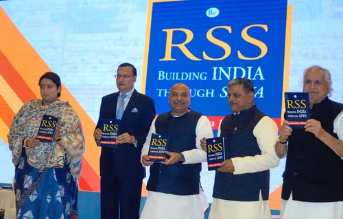Sudhanshu Mittal’s Book “RSS: Building India Through Sewa” Released Today In National Capital