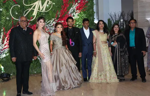 Bonney Kapoor, Urvashi Rautela And Others Celebs At Jayantilal Gada's Son Akshay Wedding Reception