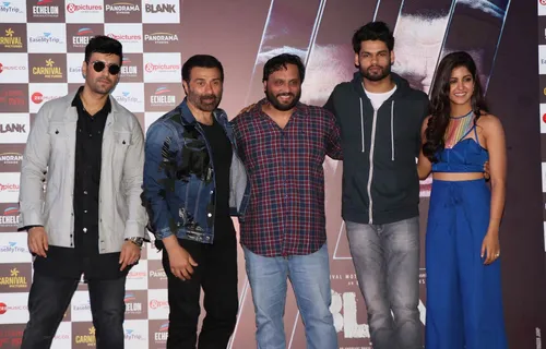 Sunny Deol Launched Karan Kapadia Debut Film Blank Trailer In Mumbai