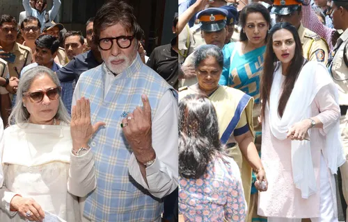 Amitabh Bachchan To Hrithik Roshan All Star Given His Vote In Mumbai Polling Booth During The 4th Phase Of Lok Sabha Election