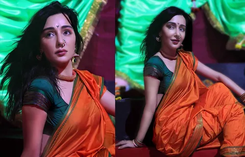 British Indian Actress Feryna Wazheir Pulls Off A Traditional Marathi Look With Ease
