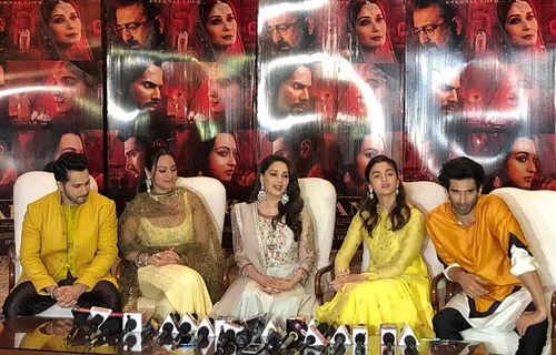 Alia, Varun, Madhuri, Sonakshi And Aditya Promote Kalank Film In Delhi