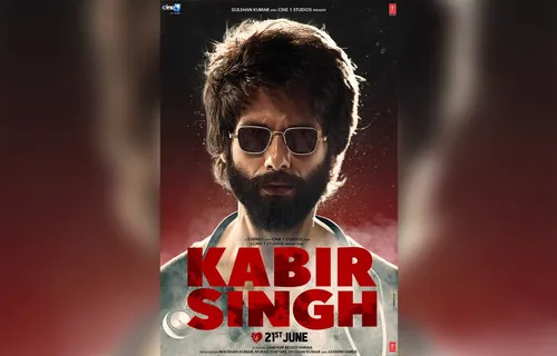 The New Poster Of 'Kabir Singh' Starring Shahid Kapoor And Kiara Advani Unveiled