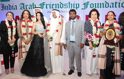 Rekha Rana Felicitated At The India Arab Friendship Foundation