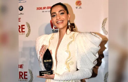 Sonam Kapoor Wins Top Honour At FILMFARE Middle East Awards