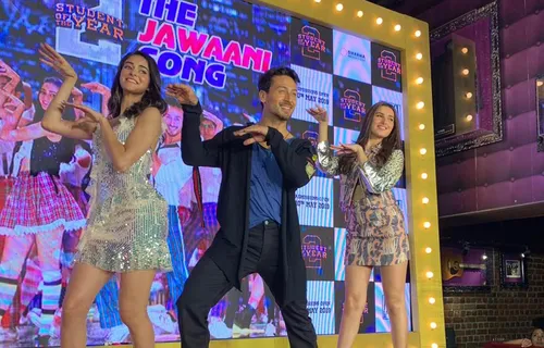 Tiger Shroff, Ananya Panday And Tara Sutaria Launch The 'Jawaani Song' At A Club