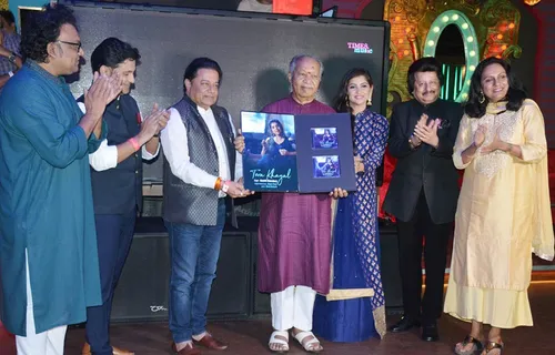 Anup Jalota & Pankaj Udhas Grace The Music Release Of Ghazal Album ‘Tera Khayal’ By Kaushiki And Deepak Pandit 