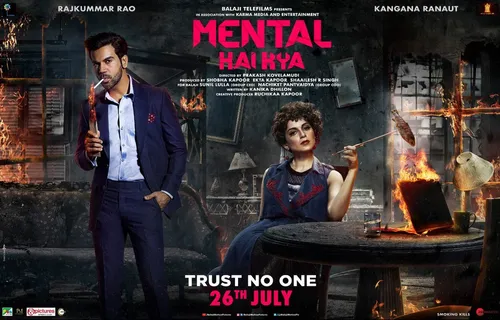 Kangana Ranaut And Rajkummar Rao Play Quarrelling Neighbours In Mental Hai Kya! 