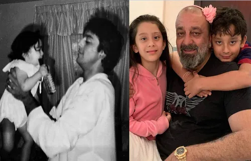 Sanjay Dutt Shares His Pictures With All Three Kids Of His On Instagram