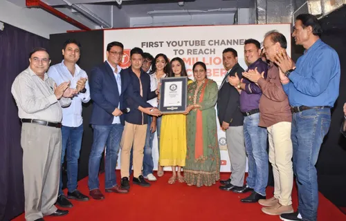 T-Series Cmd Bhushan Kumar Receives Official Certificate From Guinness World Records For Becoming The ‘First Youtube Channel To Reach 100 Million Subscribers’