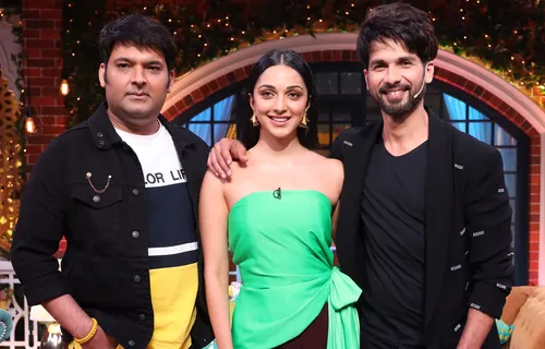 Shahid Kapoor and Kiara Advani on The Kapil Sharma Show