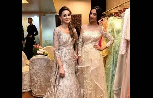 Haute-Est Newest Designer Of The Day Sonali Jain Paves Her Indo-Western Way Into Fashion City To Share The Frame With Chief Guest Of The Event, Amrita Rao 