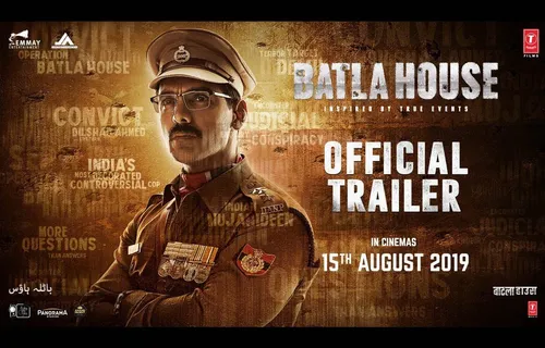 John Abraham And Other Cast Launched Film Batla House Trailer In Mumbai